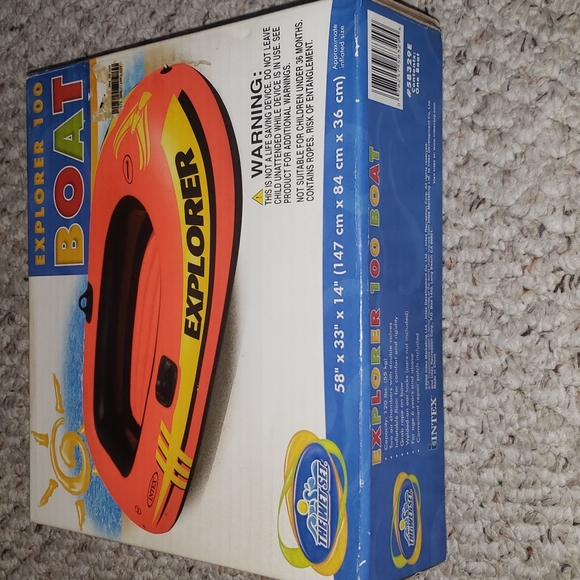 Intex Explorer 100 Inflatable Boat - Picture 3 of 6